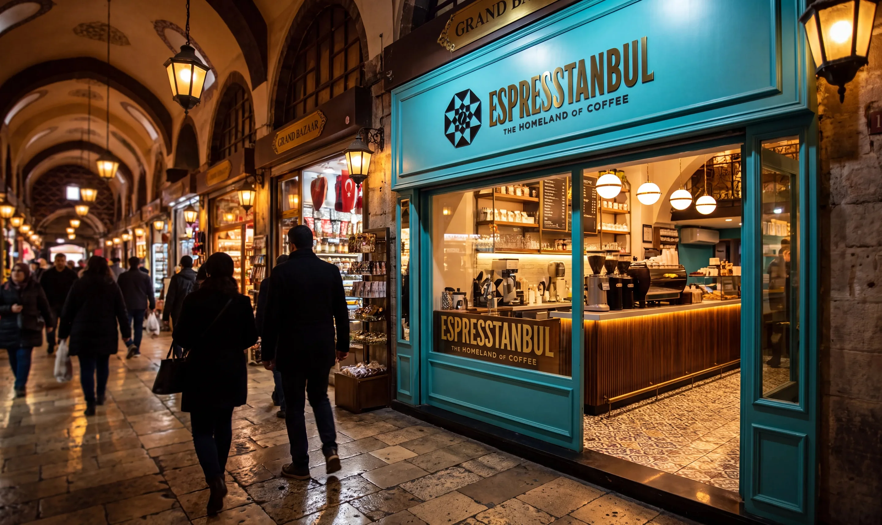 Espresstanbul — the shop in the Grand Bazaar