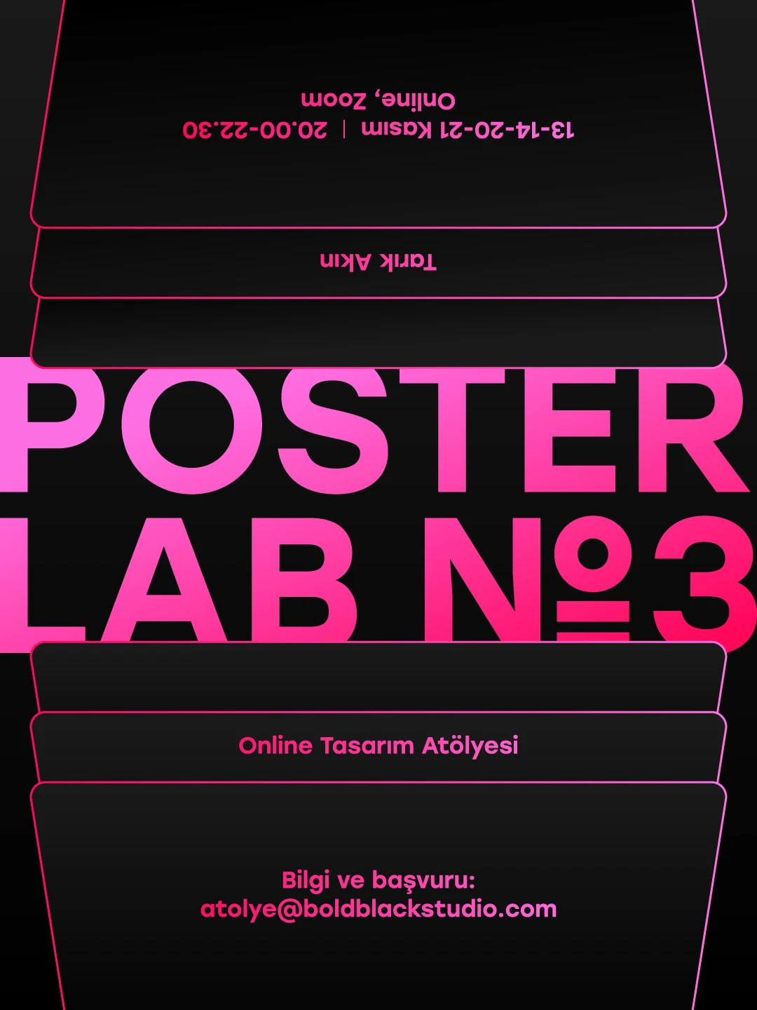 PosterLab — poster workshop by Tarık Akın