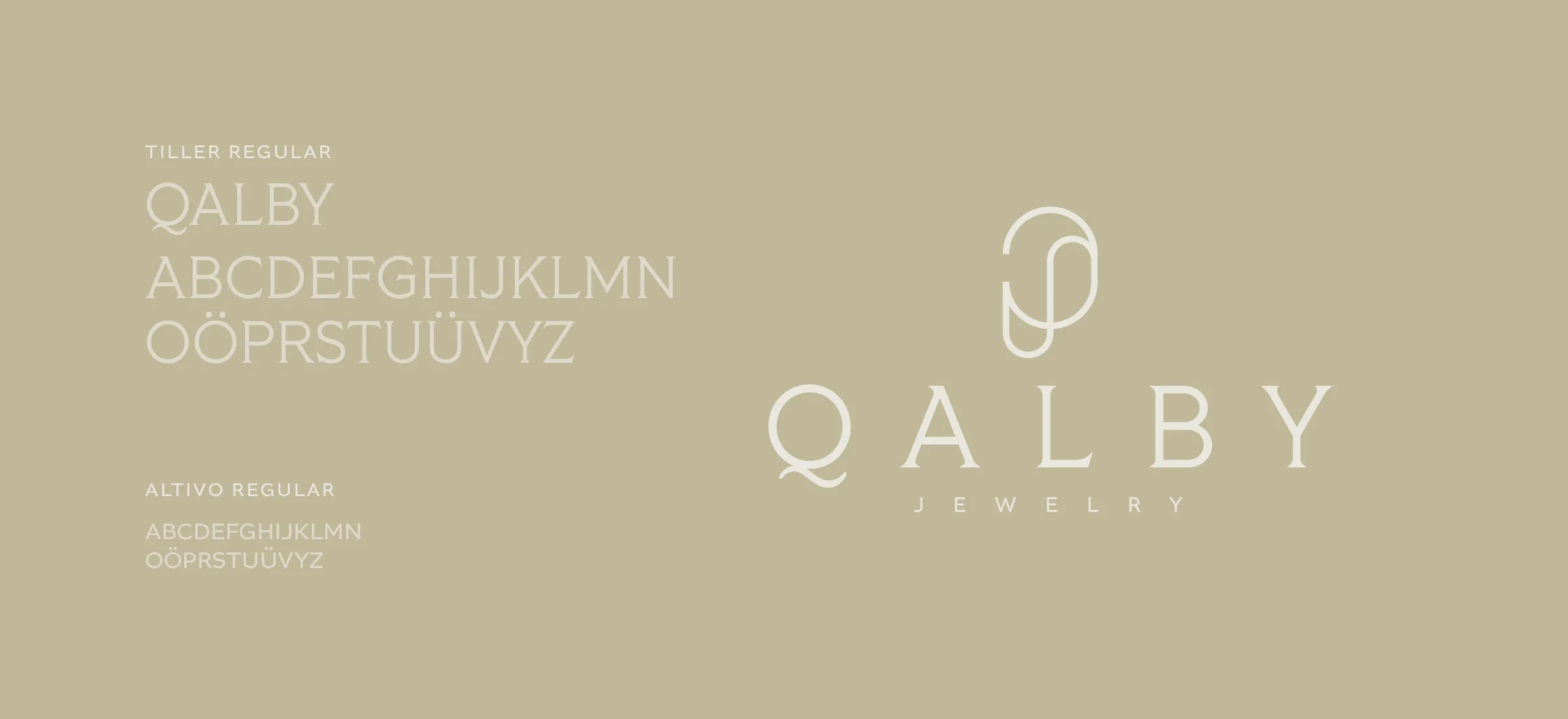 Qalby Jewelry — logo and identity