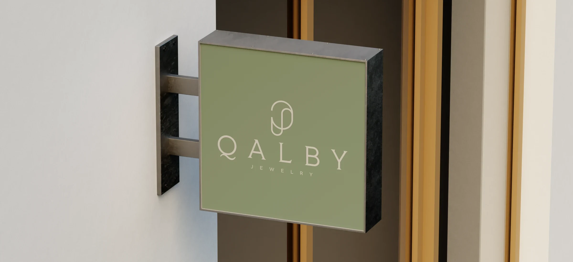 Qalby Jewelry — logo and identity