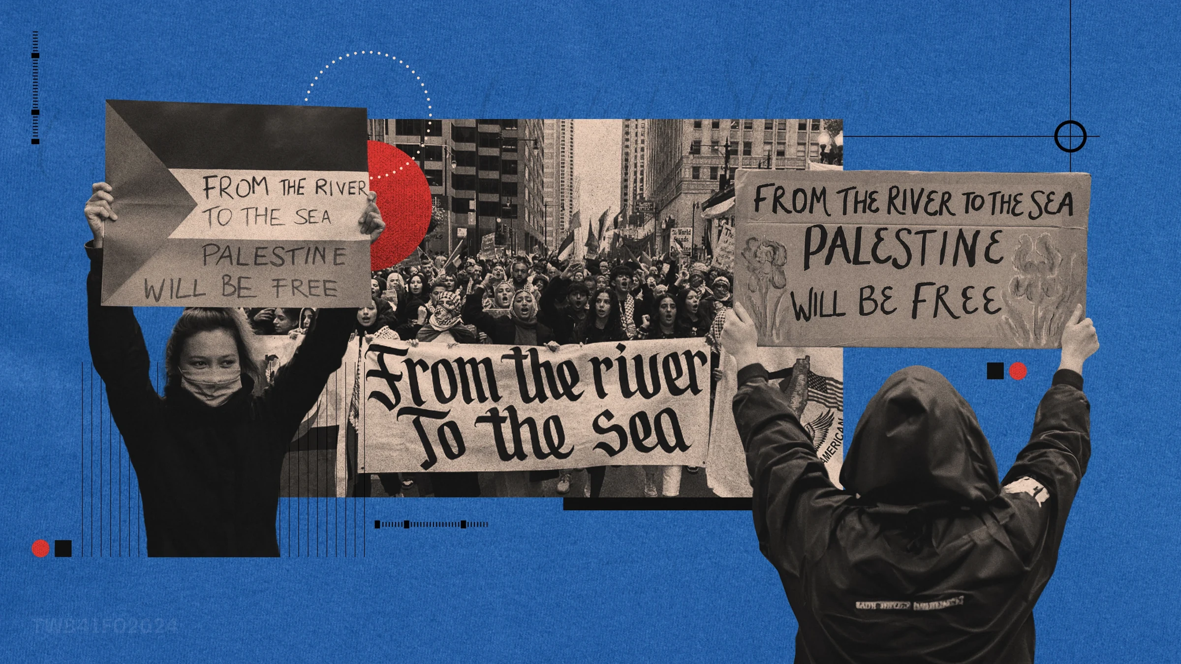 Freedom of Speech in the US — collage
